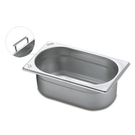 Cuba Gastronômica em Aço Inox 1/4 2,7L com Alça Tramontina Menor preço em Cuba Gastronômica em Aço Inox 1/4 2,7L com Alça Tramontina