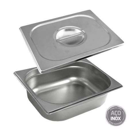 Cuba Gastronomica Inox Gn 1/2x100mm com Tampa p/ Buffet - Ipe cozinhas é boa?