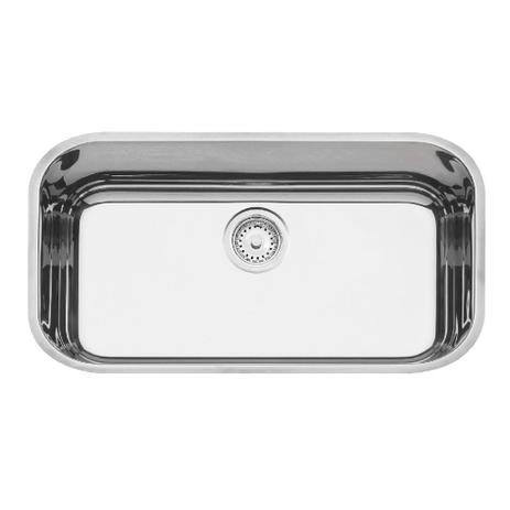 Cuba Inox 56X34X14cm Ret.Pol.Perfecta Vál.3.1/2” Tramontina Menor preço em Cuba Inox 56X34X14cm Ret.Pol.Perfecta Vál.3.1/2” Tramontina