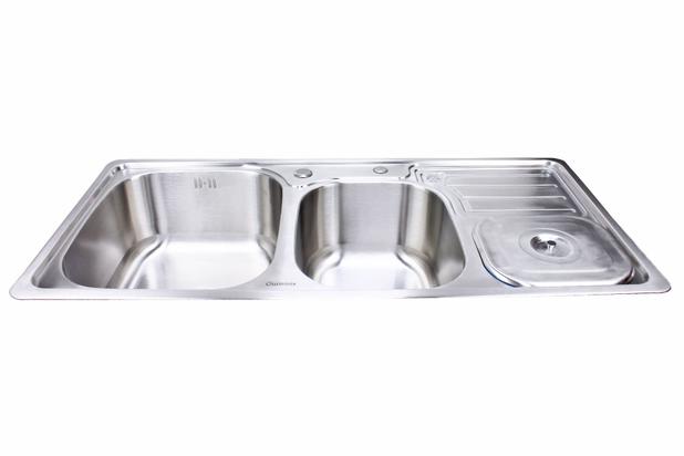 Cuba Inox Aco 304 Tripla Pia Sobrep. c/Acess. Guimmis 888L Menor preço em Cuba Inox Aco 304 Tripla Pia Sobrep. c/Acess. Guimmis 888L