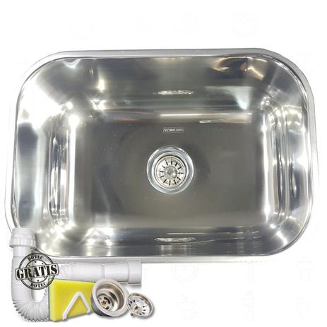 Cuba inox n1 46x30x14cm 430 c/ valvula e sifao - Tecnocuba Menor preço em Cuba inox n1 46x30x14cm 430 c/ valvula e sifao - Tecnocuba