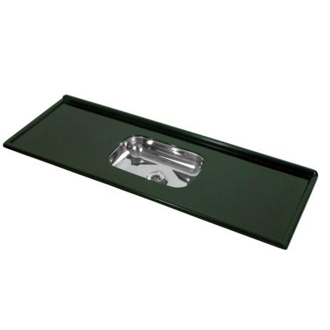 Cuba para Cozinha em Mármore Sintético com Cuba Inox 120 cm Decoralita Menor preço em Cuba para Cozinha em Mármore Sintético com Cuba Inox 120 cm Decoralita
