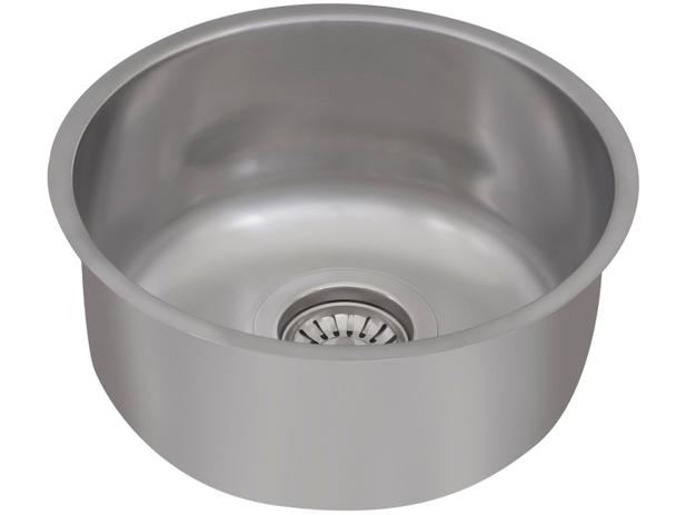 Cuba para Cozinha Tramontina Inox Redonda - 30x16cm Prime 94010102 Menor preço em Cuba para Cozinha Tramontina Inox Redonda - 30x16cm Prime 94010102