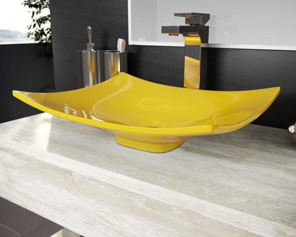 Cuba Pia De Apoio Para Banheiro Toleato Bari 43 Cm Marmorite Amarelo Girassol - Sao joao Menor preço em Cuba Pia De Apoio Para Banheiro Toleato Bari 43 Cm Marmorite Amarelo Girassol - Sao joao