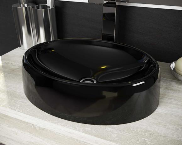 Cuba Pia De Apoio Para Banheiro Toleato Luzza 39 Cm Marmorite Preto - Sao joao é ruim? Cuba Pia De Apoio Para Banheiro Toleato Luzza 39 Cm Marmorite Preto - Sao joao é boa?