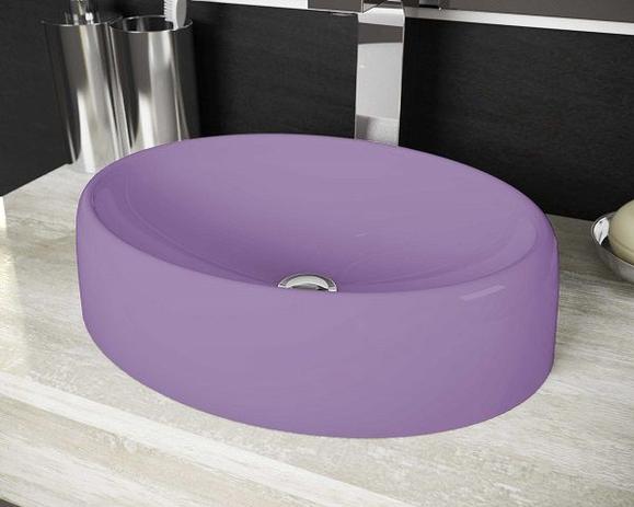 Cuba Pia De Apoio Para Banheiro Toleato Oval Luzza 39 Cm Marmorite Acácia é boa?