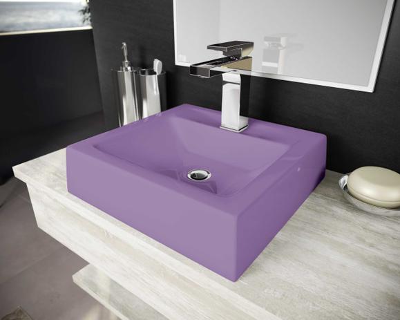 Cuba Pia De Apoio Para Banheiro Toleato Quadrada Print 40 Cm Marmorite Acácia é ruim? Cuba Pia De Apoio Para Banheiro Toleato Quadrada Print 40 Cm Marmorite Acácia é boa?