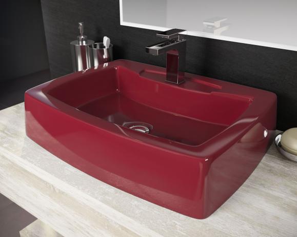 Cuba Pia De Apoio Para Banheiro Toleato Retangular Gran Lázio 50 Cm Marmorite Vinho é boa?