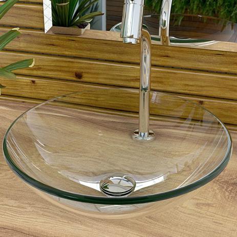 Cuba Redonda 40cm em Vidro Temperado  Incolor - Vb é boa?