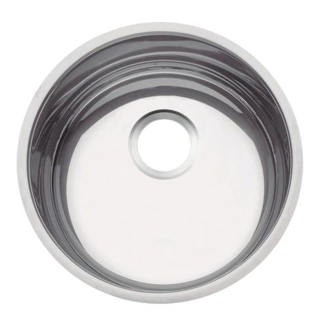 Cuba Redonda Standard Aco Inox 35X14 Polido c/furo p/válvula de Ø 3 1/2” s/escape Tramontina Menor preço em Cuba Redonda Standard Aco Inox 35X14 Polido c/furo p/válvula de Ø 3 1/2” s/escape Tramontina