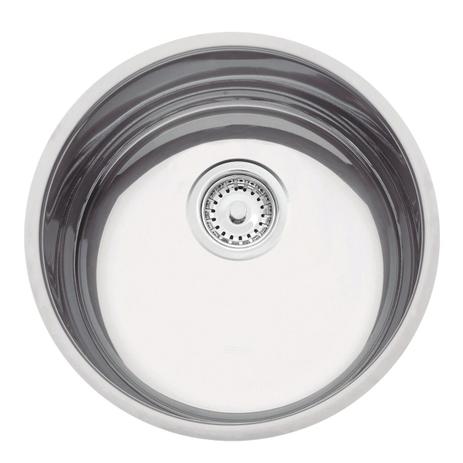 Cuba Redonda Standard Aco Inox 35X14 Polido c/válvula de Ø 3 1/2” s/escape Tramontina Menor preço em Cuba Redonda Standard Aco Inox 35X14 Polido c/válvula de Ø 3 1/2” s/escape Tramontina