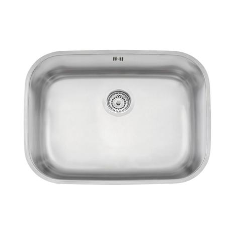 Cuba retangular aco Inox 48X34 Acetinado c/válvula de Ø 4 1/2” com escape Tramontina Menor preço em Cuba retangular aco Inox 48X34 Acetinado c/válvula de Ø 4 1/2” com escape Tramontina