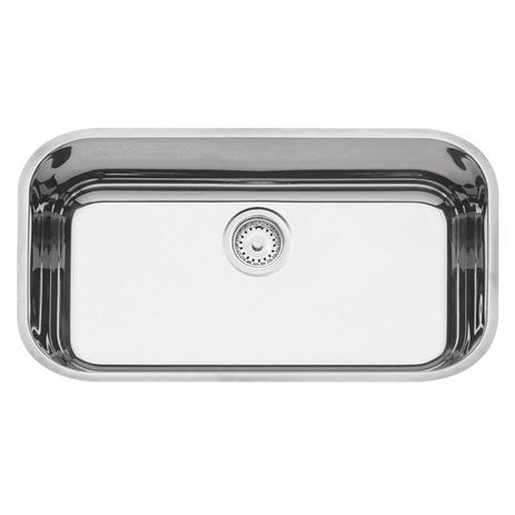 Cuba Retangular Bl Aço Inox 0,6 Mm 94054407 Tramontina Menor preço em Cuba Retangular Bl Aço Inox 0,6 Mm 94054407 Tramontina