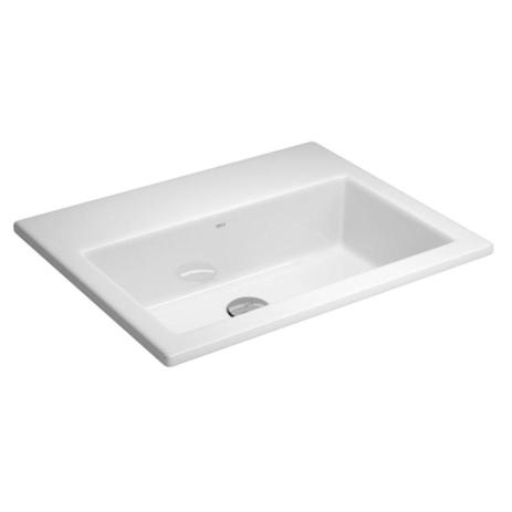 Cuba Sobrepor Deca Retangular com Mesa Branco 54x43cm Menor preço em Cuba Sobrepor Deca Retangular com Mesa Branco 54x43cm