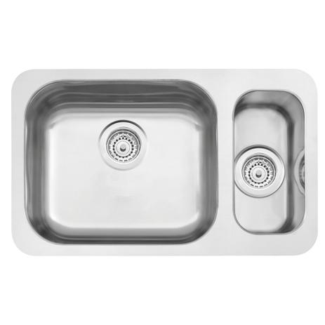 Cuba Tramontina Isis Plus 1.5C 40 BL em Aço Inox Acetinado 58 x 34 cm com Válvulas Menor preço em Cuba Tramontina Isis Plus 1.5C 40 BL em Aço Inox Acetinado 58 x 34 cm com Válvulas