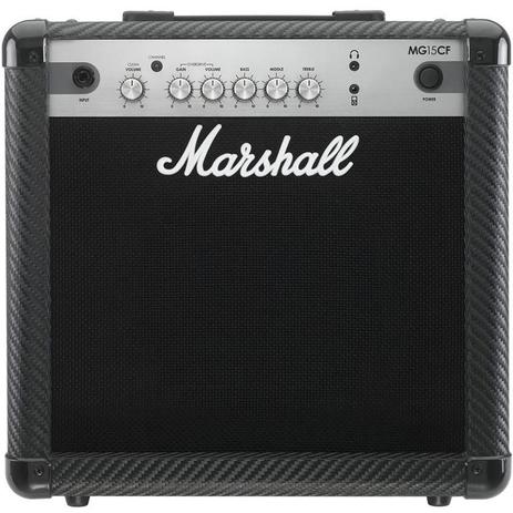 Cubo Amplificador para Guitarra Marshall 15W MG15CF Menor preço em Cubo Amplificador para Guitarra Marshall 15W MG15CF
