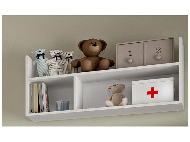 Cubo Decorativo 2 Nichos MDP Branco 1 Peça - Completa Móveis BB 920 Menor preço em Cubo Decorativo 2 Nichos MDP Branco 1 Peça - Completa Móveis BB 920