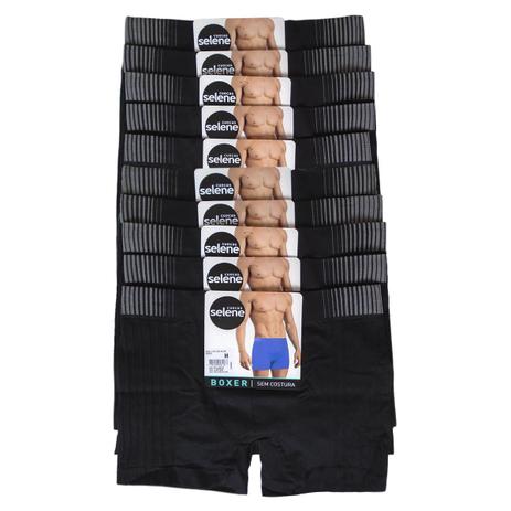 Cueca Boxer Selene Sem Costura Kit com 6 Menor preço em Cueca Boxer Selene Sem Costura Kit com 6