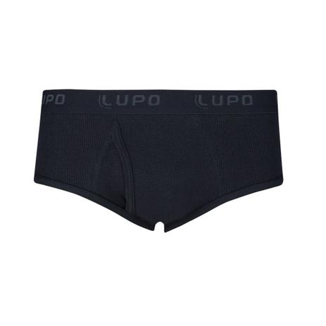 Cueca Lupo 546-002 Slip Canelada com Abertura Menor preço em Cueca Lupo 546-002 Slip Canelada com Abertura