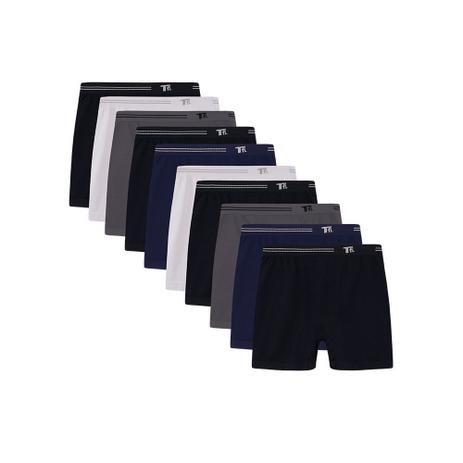 Cueca Trifil Boxer em Microfibra Kit com 10 unidades Menor preço em Cueca Trifil Boxer em Microfibra Kit com 10 unidades