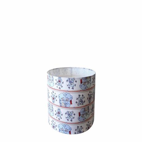 Cupula em Tecido Cilindrica Abajur Luminaria Cp-2009 13x15cm Ursinho Azul - Vivare iluminação é boa?