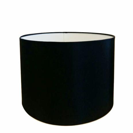 Cupula em Tecido Cilindrica Abajur Luminaria Cp-4099 40x25cm Preto - Vivare Iluminação Menor preço em Cupula em Tecido Cilindrica Abajur Luminaria Cp-4099 40x25cm Preto - Vivare Iluminação