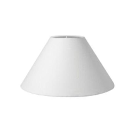 Menor preço em Cupula em Tecido Cone Abajur Luminaria Cp-4078 25/40x15cm Branca - Vivare iluminação