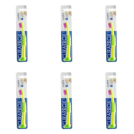 Curaprox 4260 Infantil Curakid Escova Dental (Kit C/06) Menor preço em Curaprox 4260 Infantil Curakid Escova Dental (Kit C/06)