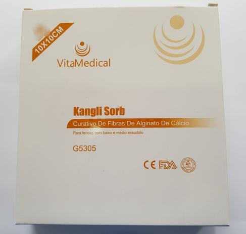 Curativo Alginato de Cálcio 10 x 20 cm Kangli Sorb 01 Unidade Menor preço em Curativo Alginato de Cálcio 10 x 20 cm Kangli Sorb 01 Unidade