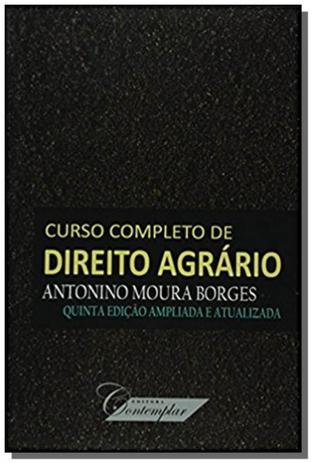 Curso completo de direito agrario - Contemplar Menor preço em Curso completo de direito agrario - Contemplar