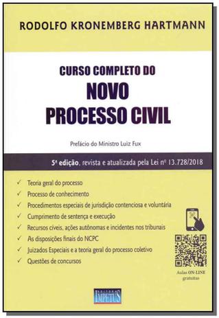 Curso Completo do Novo Processo Civil - 05Ed/19 - Impetus Menor preço em Curso Completo do Novo Processo Civil - 05Ed/19 - Impetus