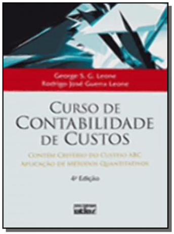 Curso de contabilidade de custos: contem criterio - Atlas Menor preço em Curso de contabilidade de custos: contem criterio - Atlas