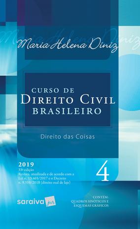 Curso de direito civil brasileiro : Direito das coisas - 33ª edição de 2018 Menor preço em Curso de direito civil brasileiro : Direito das coisas - 33ª edição de 2018