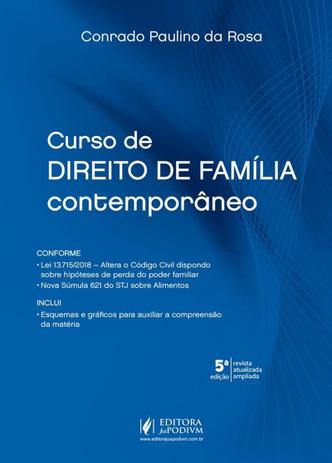 Curso de Direito de Família Contemporâneo - 5ª Edição (2019) - Juspodivm Menor preço em Curso de Direito de Família Contemporâneo - 5ª Edição (2019) - Juspodivm