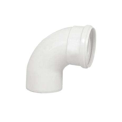 Curva 90 75mm curta esgoto - krona Menor preço em Curva 90 75mm curta esgoto - krona