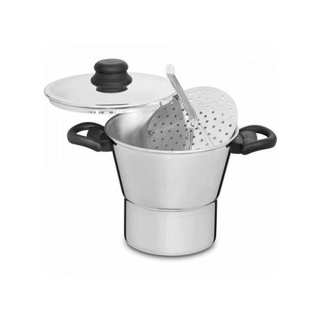 Cuscuzeira 3 peças grande panela para cuscuz luxo em aluminio profissional - Gimp Menor preço em Cuscuzeira 3 peças grande panela para cuscuz luxo em aluminio profissional - Gimp