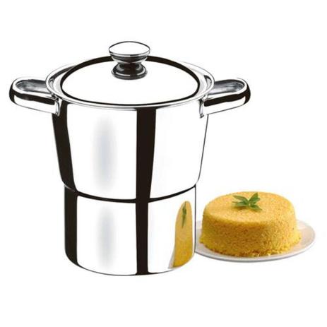 Cuscuzeira de Aço Inox 700Ml Hercules Menor preço em Cuscuzeira de Aço Inox 700Ml Hercules