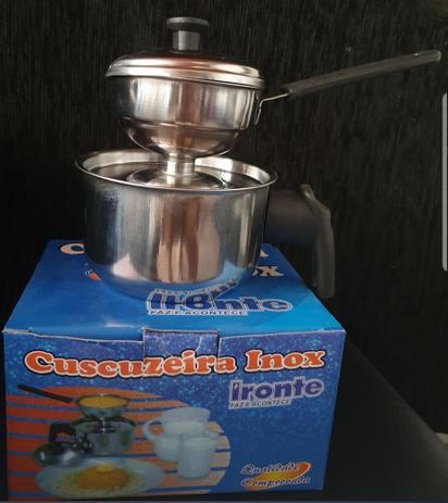 Cuscuzeira Individual em aço inox - Ironte Menor preço em Cuscuzeira Individual em aço inox - Ironte