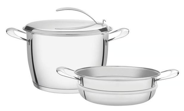 Cuscuzeira Inox 2 Peças Ventura Tramontina 65360050 Menor preço em Cuscuzeira Inox 2 Peças Ventura Tramontina 65360050