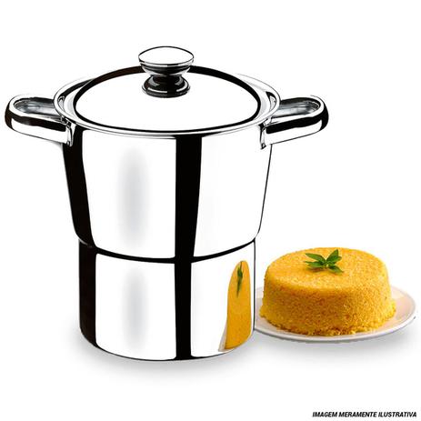 Cuscuzeira Lyon Aço Inox 2364-100 Brinox Menor preço em Cuscuzeira Lyon Aço Inox 2364-100 Brinox