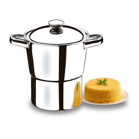 Cuscuzeira Lyon Inox Ø 16cm Brinox Menor preço em Cuscuzeira Lyon Inox Ø 16cm Brinox