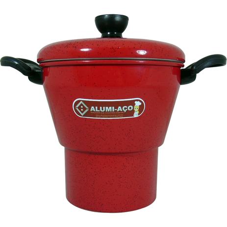Cuscuzeira Morango 18 cm - Alumi-aço Menor preço em Cuscuzeira Morango 18 cm - Alumi-aço