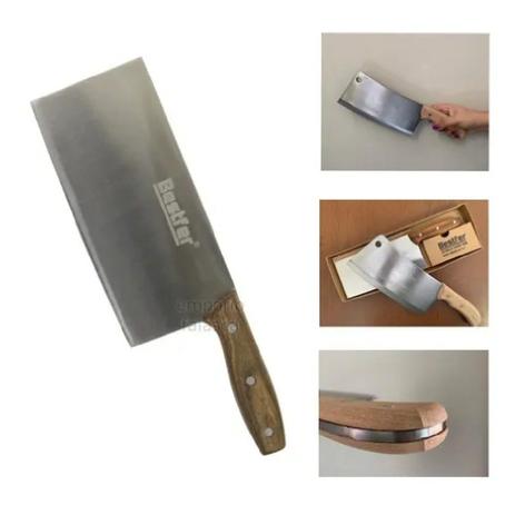 Cutelo Faca Profissional 8'' C/ Lâmina Aço Inox Bestfer Menor preço em Cutelo Faca Profissional 8'' C/ Lâmina Aço Inox Bestfer