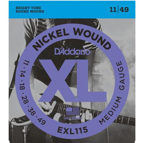 DAddario - Encordoamento Nickel Wound 011 Para Guitarra EXL115 - D addario Menor preço em DAddario - Encordoamento Nickel Wound 011 Para Guitarra EXL115 - D addario