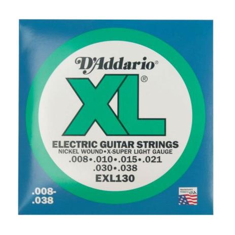DAddario - Encordoamento Para Guitarra 0.08 EXL130 - D addario Menor preço em DAddario - Encordoamento Para Guitarra 0.08 EXL130 - D addario