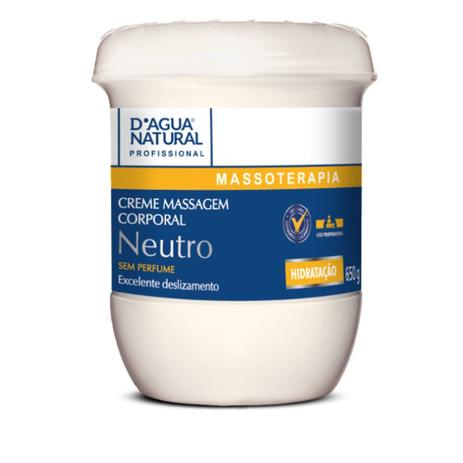 Dagua natural massoterapia creme de massagem neutro 650g Menor preço em Dagua natural massoterapia creme de massagem neutro 650g