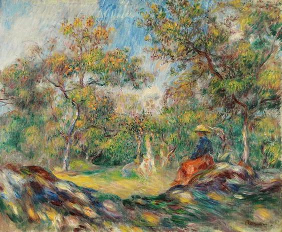 Dama na Paisagem - Pierre-Auguste Renoir - Tela 60x72 Para Quadro - Santhatela é boa?