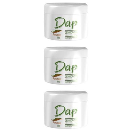 Dap Perfumado Desodorante Creme 40g (Kit C/03) Menor preço em Dap Perfumado Desodorante Creme 40g (Kit C/03)