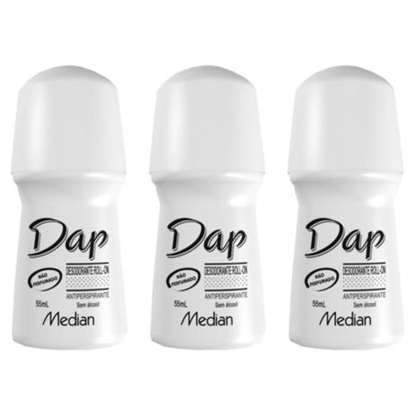 Dap S/ Perfume Desodorante Rollon 55ml (Kit C/03) Menor preço em Dap S/ Perfume Desodorante Rollon 55ml (Kit C/03)
