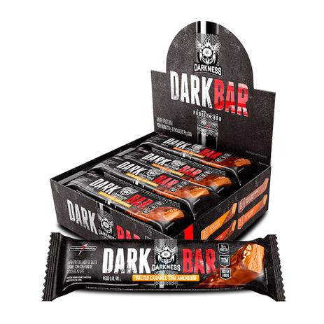 Dark Whey Bar 90g Caixa C/ 8 Un Salted Caramelo Darkness - Integralmédica Menor preço em Dark Whey Bar 90g Caixa C/ 8 Un Salted Caramelo Darkness - Integralmédica
